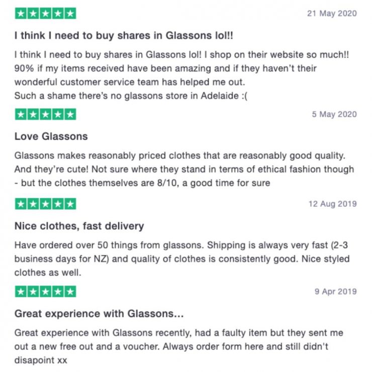 Glasson Customer Reviews on Trustpilot
