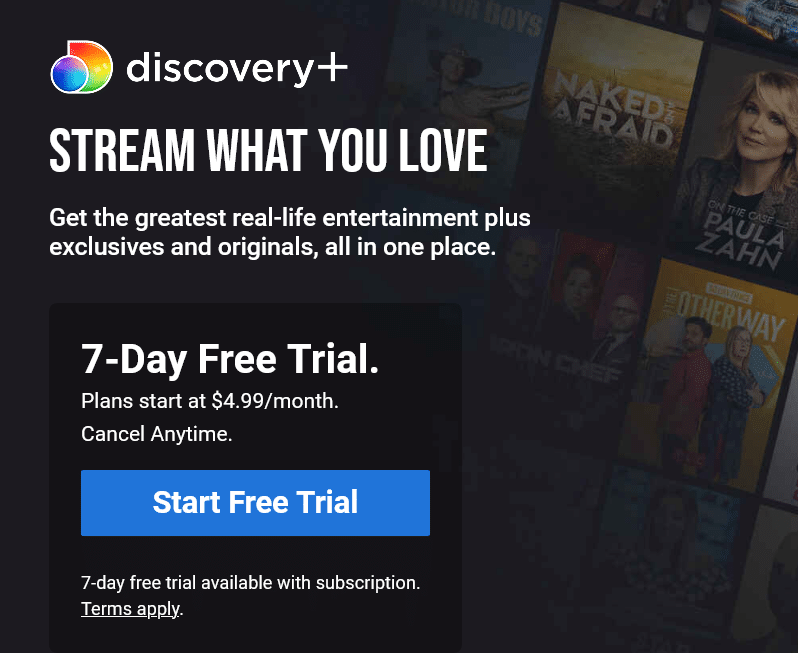 Discovery Plus Streaming