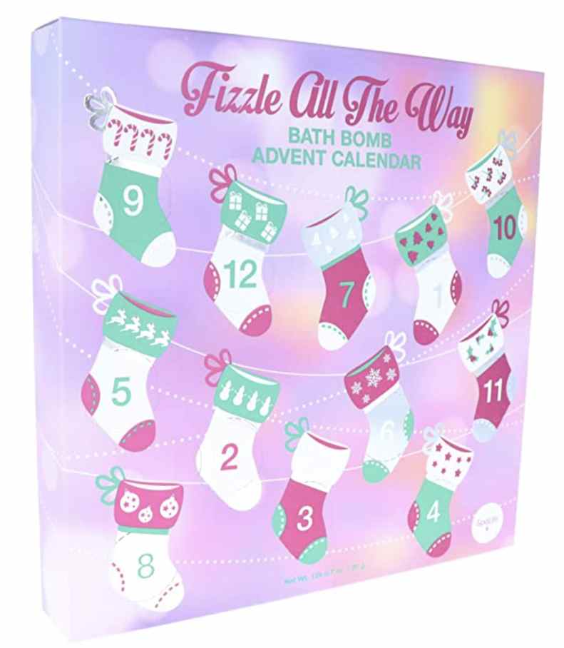 Spa life Fizzle All The Way Bath Bomb Advent Calendar