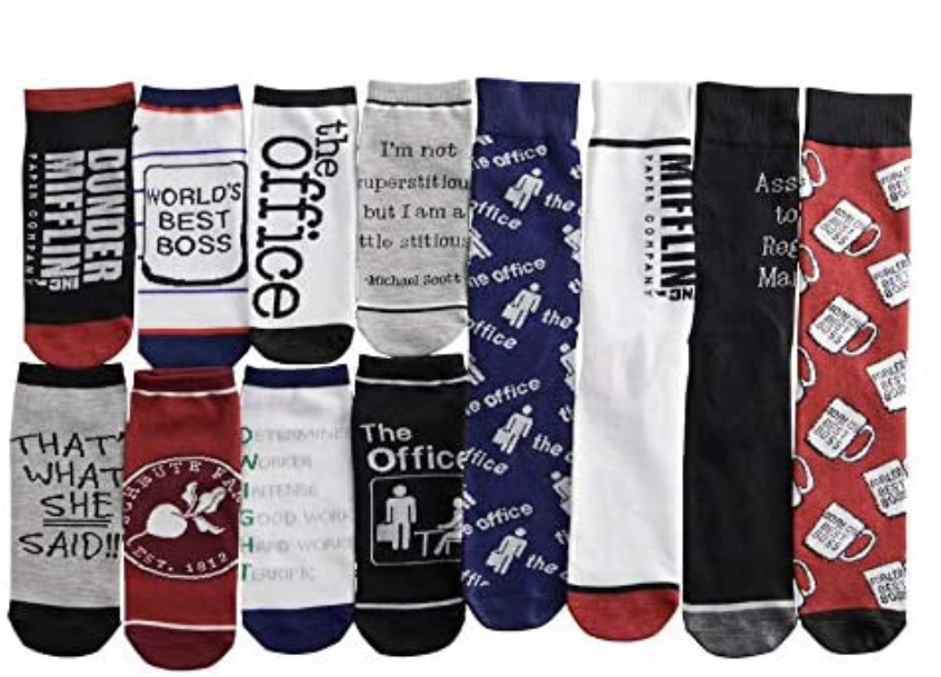 The Office 12 Days Of Socks Advent Calendar Set