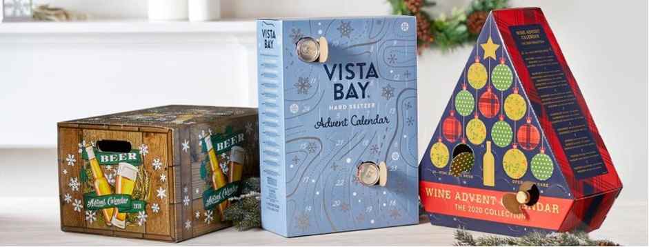 Beer, Hard Seltzer, Wine and Cheese Advent Calendars