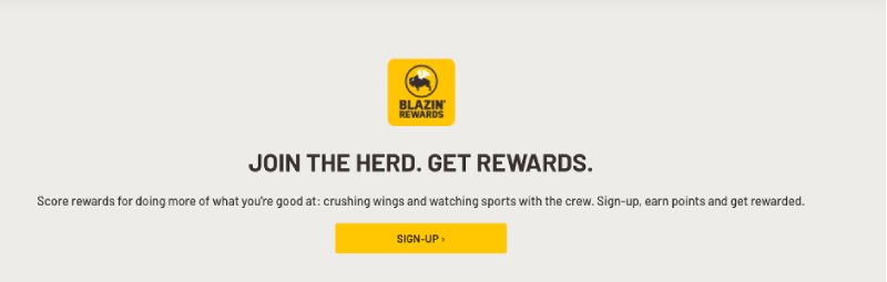 Blazin' Reward Program