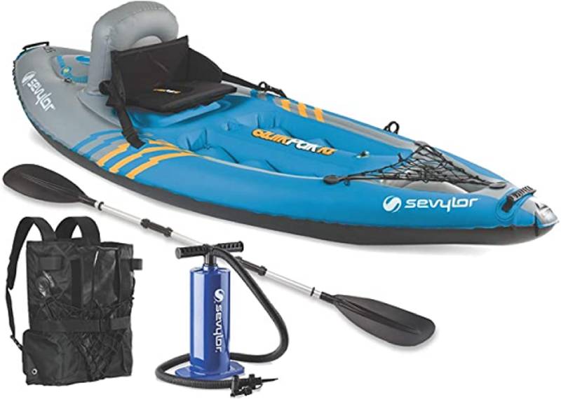 Sevylor Quikpak K1 One-Person Kayak, Inflatable