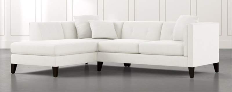Avery II White 2-Piece Sectional