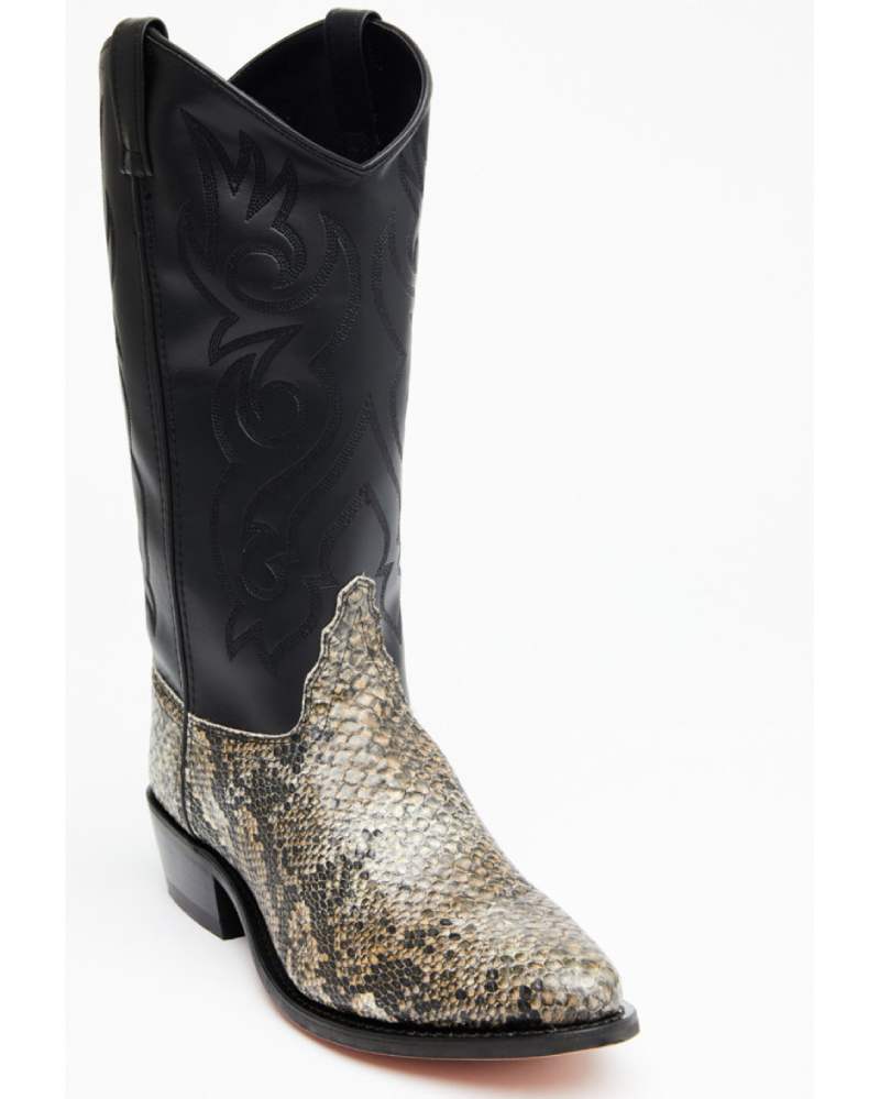 Old West Snake Printed Western Boots