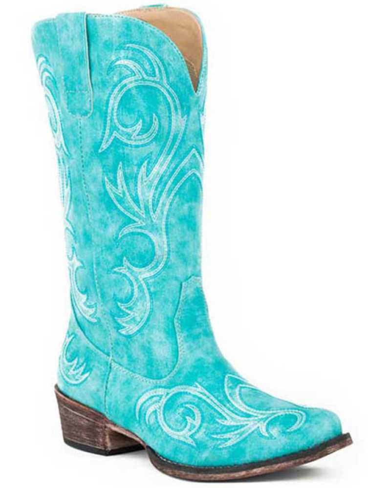 Roper All Over Embroidery Western Boots