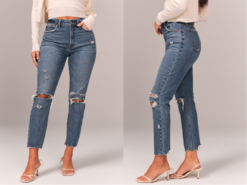 Curve Love High Rise Mom Jeans